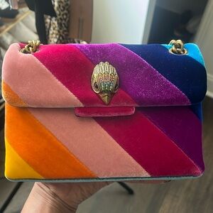 Kurt Geiger London Mini Kensington Velvet Purse